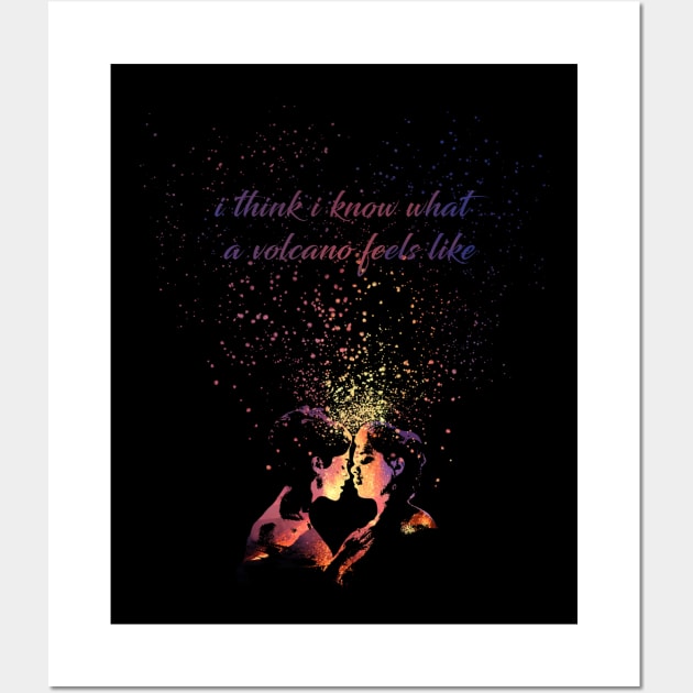 Emisue Dickinson Volcano Explosion Love Wall Art by MairlaStore